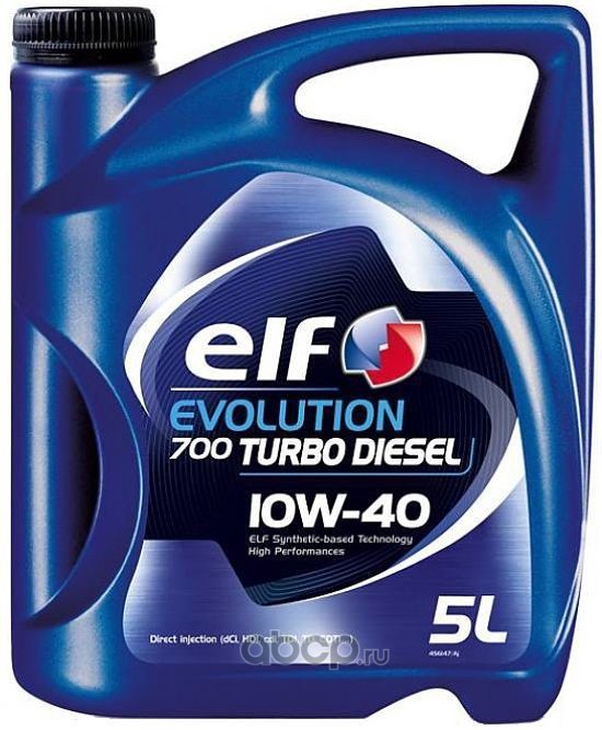 214121 / ELF Evolution 700 Turbo Diesel 10W40 SN (5L)