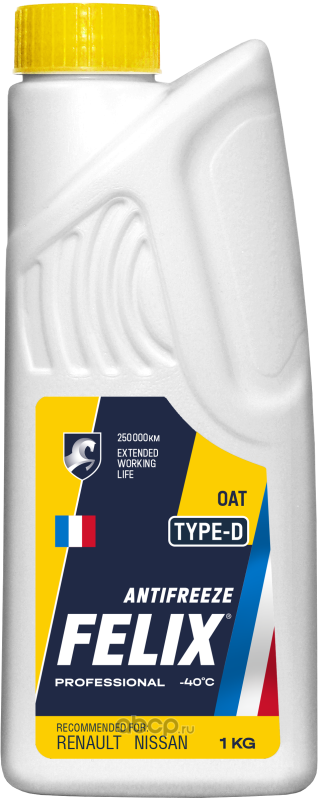 АНТИФРИЗ ЖЕЛТЫЙ 1kg (ГОТОВЫЙ)